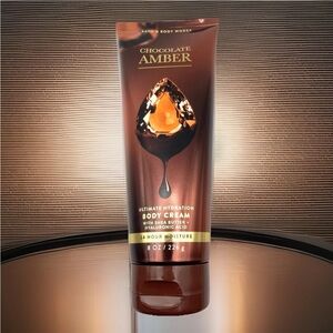 Bath & Body Works - Chocolate Amber Body Cream (8 oz)